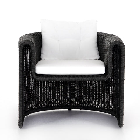 Tucson Woven Outdoor Chair-Coal