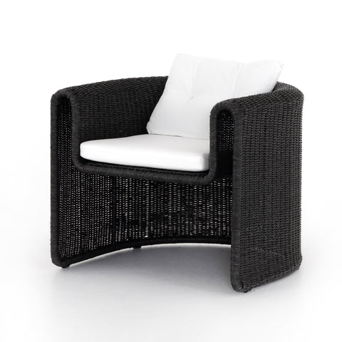Tucson Woven Outdoor Chair-Coal