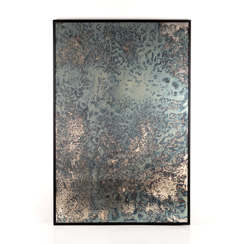 Acid Wash Floor Mirror-Iron Matte Black