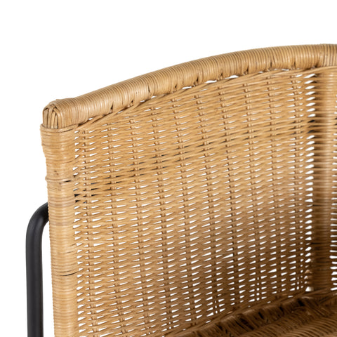 Destin Bar Stool - Light Woven Rattan
