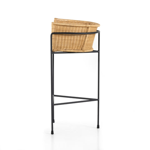 Destin Bar Stool - Light Woven Rattan