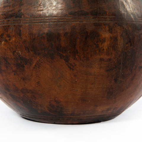 Found Wooden Jar-Reclaimed Natural