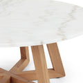 Creston Coffee Table-White Marble