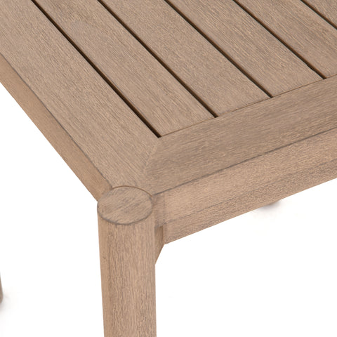 Nelson Outdoor End Table-Brown