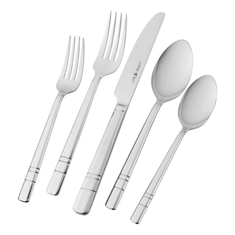 Flatware Sets - Madison Square 65pc 18/10 Stainless Steel Flatware Set