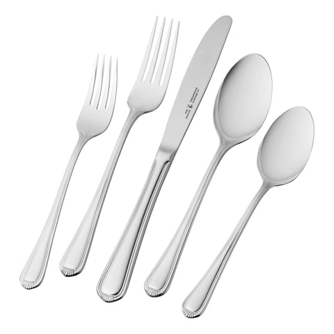 Flatware Sets - Alcea 65pc 18/10 Stainless Steel Flatware Set