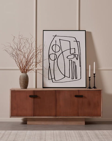 Stark 2 By Dan Hobday - Black Maple - 36" X 48"