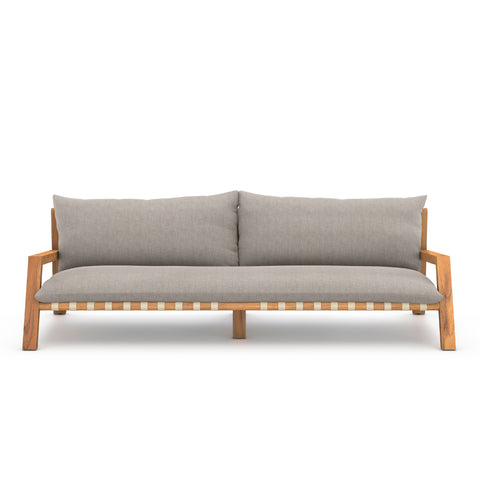 Soren Outdoor Sofa-95"-Stone Grey