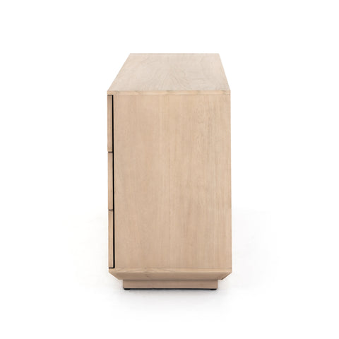 Journey 6 Drawer Dresser - Bleached Burl