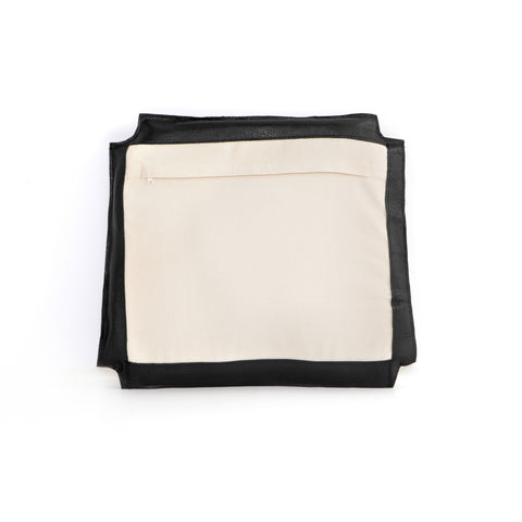 Muestra Seat Cushion-Pebble Black