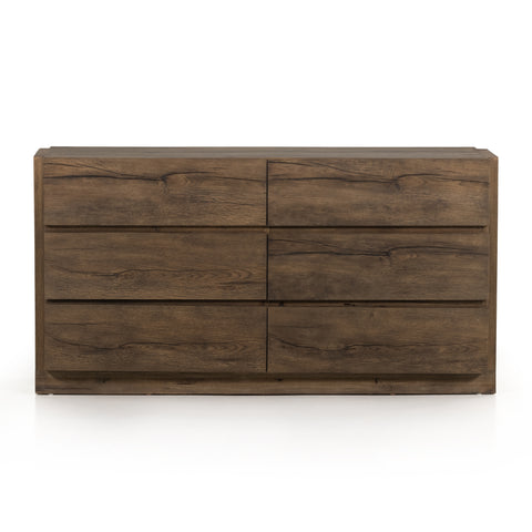 Perrin 6 Drawer Dresser - Rustic Fawn