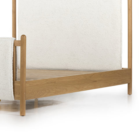 Bowen Bed-Sheepskin Natural-King