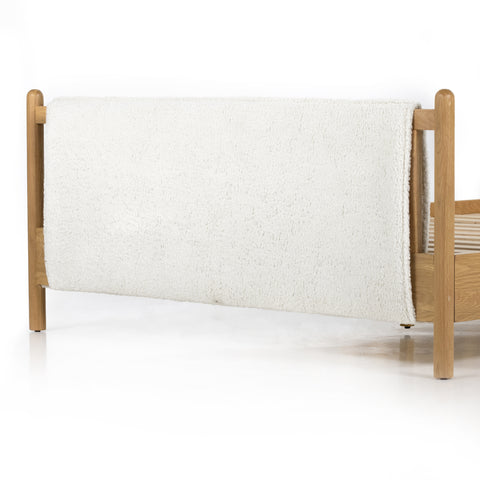 Bowen Bed-Sheepskin Natural-King