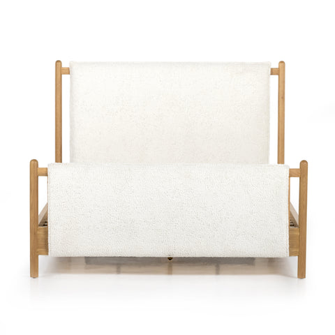 Bowen Bed-Sheepskin Natural-King