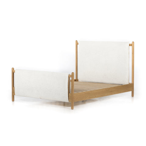 Bowen Bed-Sheepskin Natural-King