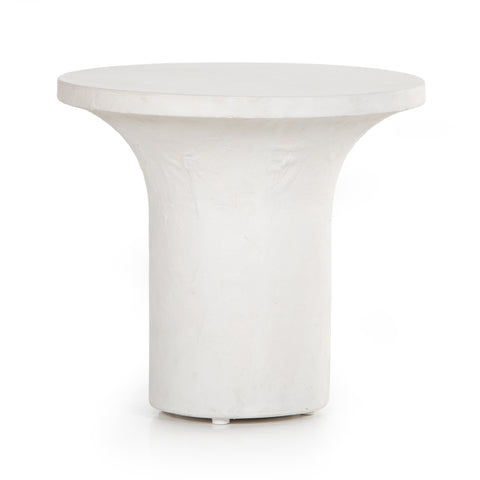 Parra Low End Table - Plaster Molded Conc
