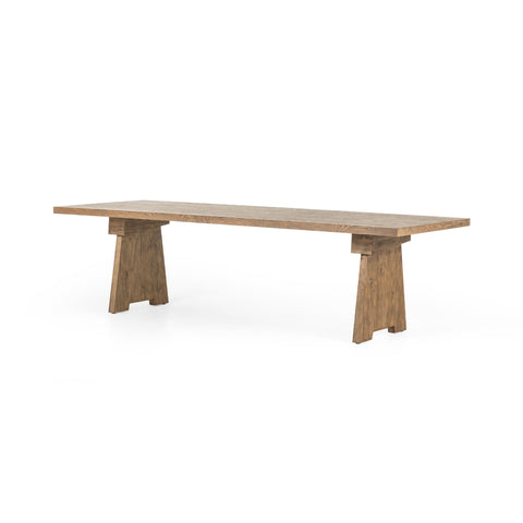 Darnell Dining Table 110"-Bleached Oak