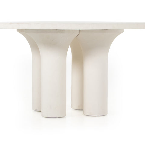 Parra Dining Table-Plaster Molded Concrete
