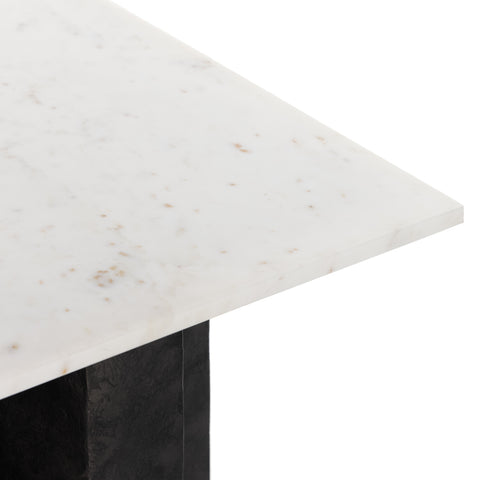Terrell End Table-White Marble