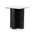 Terrell End Table-White Marble