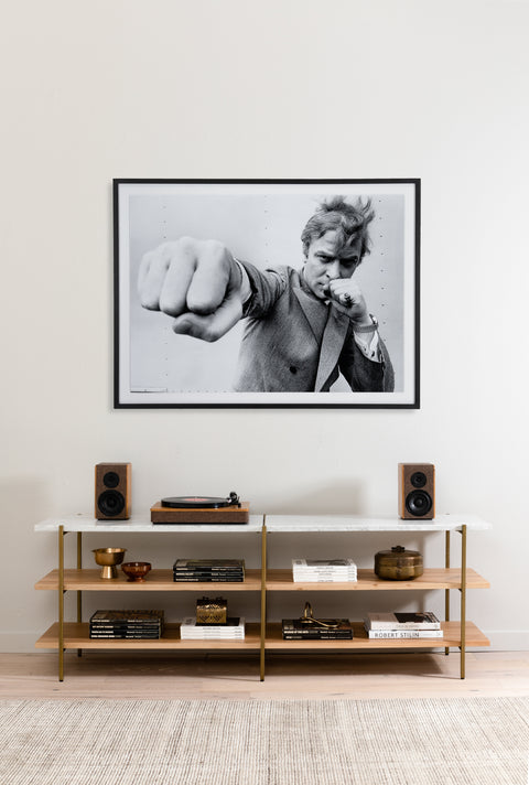 Michael Caine Punch By Getty Images - 24" X 18"