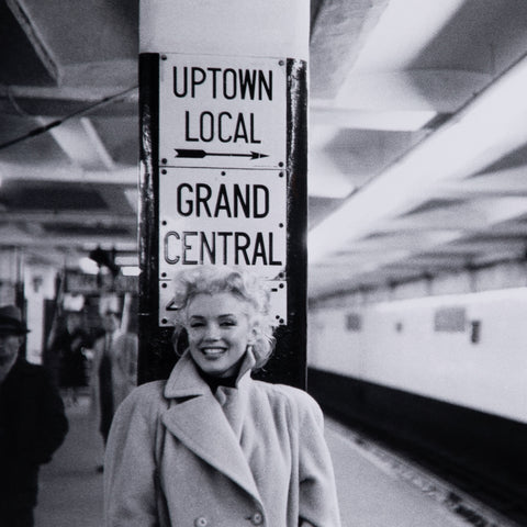 Grand Central Marilyn By Getty Images - 48" X 36"