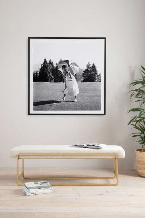 Golfing Hepburn By Getty Images-24x24"