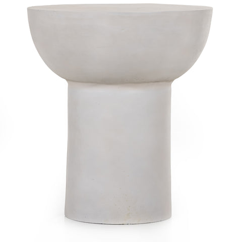 Searcy End Table - Textured Matte White