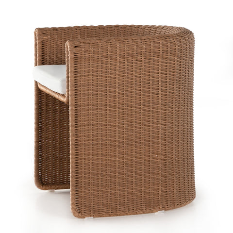 Tucson Outdoor Dining Armchair-Vintage Natural