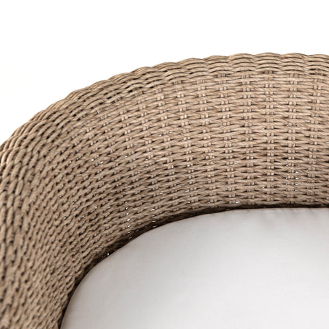 Tucson Outdoor Dining Armchair-White