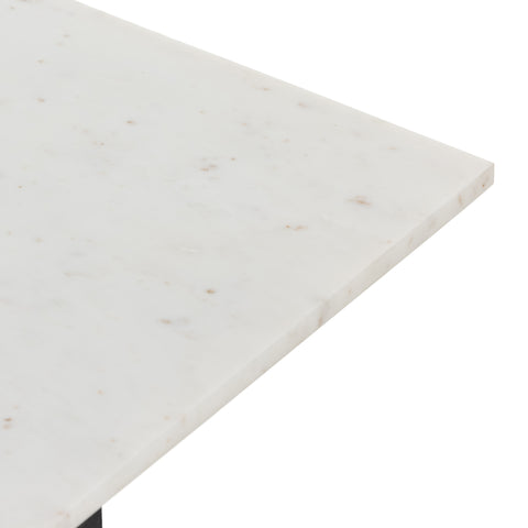 Terrell Console Table-White Marble