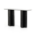 Terrell Console Table-White Marble