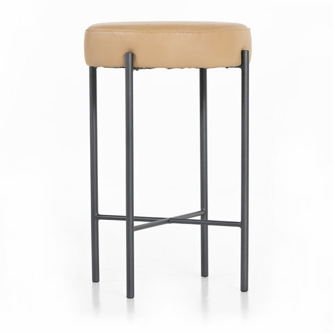 Nocona Counter Stool - Tan Leather