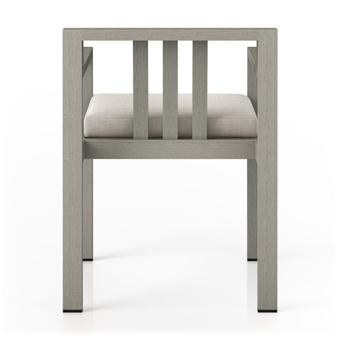 Monterey Outdoor Dining Armchair-Grey/ Stone Grey