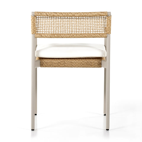 Niles Outdoor Dining Armchair-Natural Hyacinth