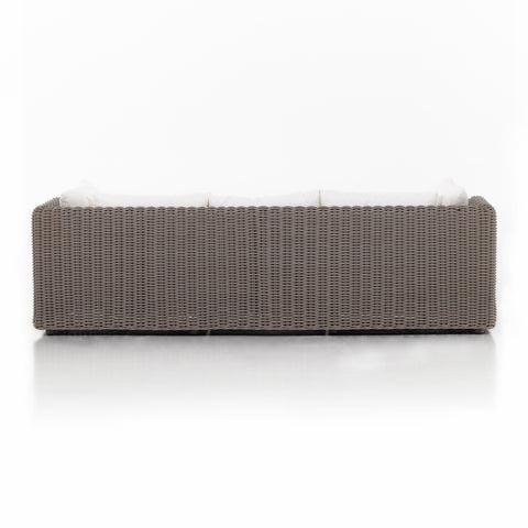 Como Outdoor Sofa-97"-Natural Woven