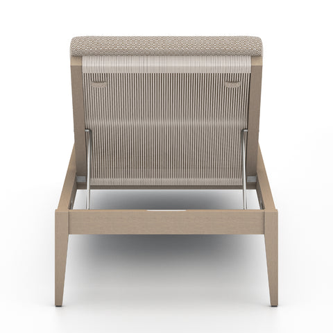 Sherwood Outdoor Chaise-Brown/Faye Sand