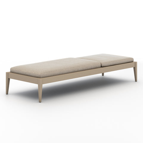 Sherwood Outdoor Chaise-Brown/Faye Sand