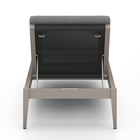 Sherwood Outdoor Chaise-Grey/Charcoal