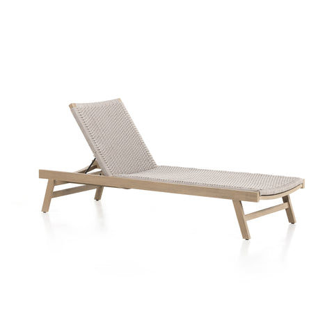 Delano Outdoor Chaise - Washed Brown - IN STOCK