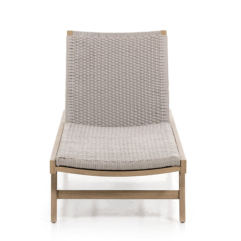 Delano Outdoor Chaise - Washed Brown - IN STOCK