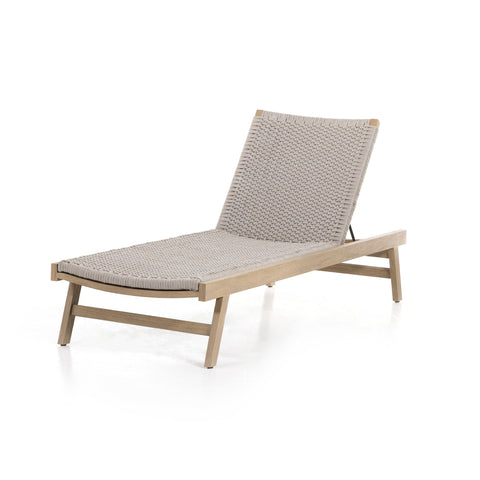 Delano Outdoor Chaise - Washed Brown - IN STOCK