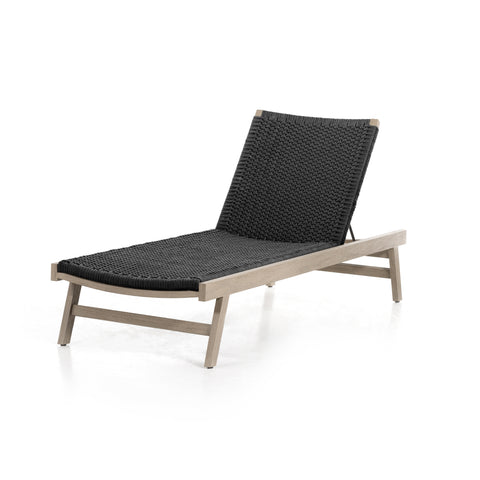 Delano Outdoor Chaise-Weathered Grey