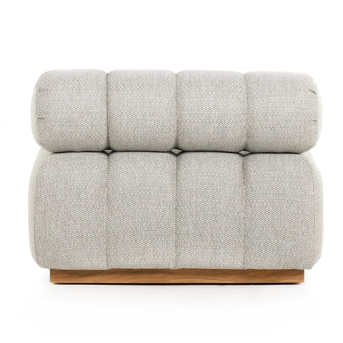 Roma Outdoor Armless Piece - Natural Teak