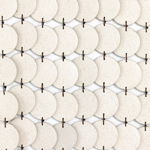 Ceramic Wall Hanging-Speckled Cream Crmc