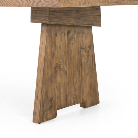 Darnell Dining Table 87"-Bleached Oak