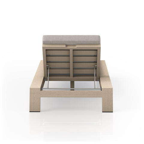 Monterey Outdoor Chaise - Brown/Stone Grey