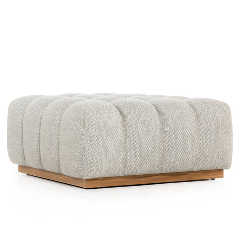 Roma Outdoor Ottoman - Faye Ash