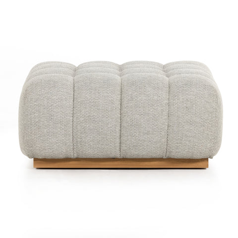 Roma Outdoor Ottoman - Faye Ash