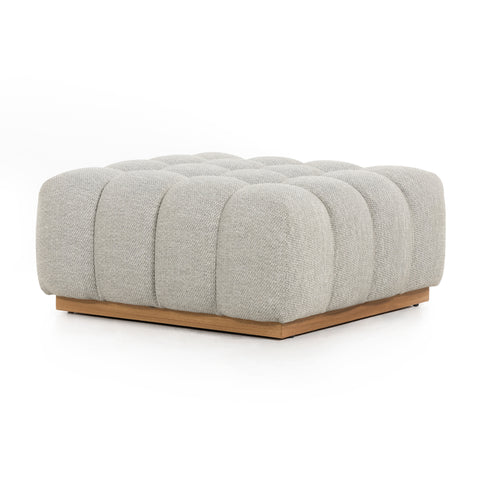 Roma Outdoor Ottoman - Faye Ash